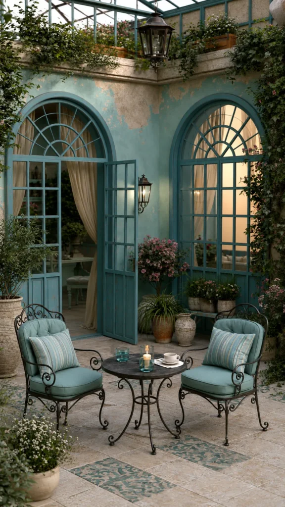 shabby chic patio